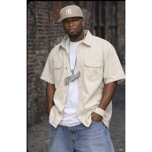 Vintage G-Unit Deck Shirt 3XL Fall 2004 Y2K Hip Hop Workwear Overshirt 50 Cent